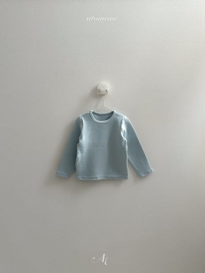 AT13｜(70-110) 素色後領刺繡長袖上衣9