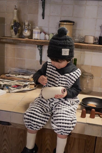 onu 14｜(70cm-115cm) 絨毛條紋連身褲23