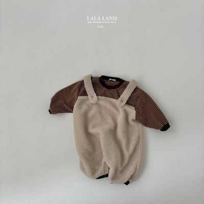 lala land12｜(60cm-83cm) 2色刷毛吊帶褲20