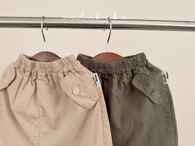 Valubebe 62｜(65-90cm) 毛絨口袋褲6