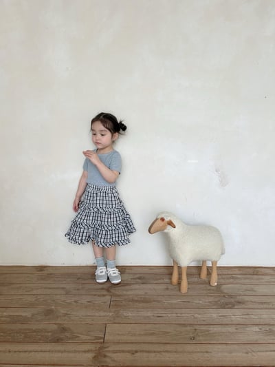 Azalea16｜(70-125cm) 圓領素色上衣9