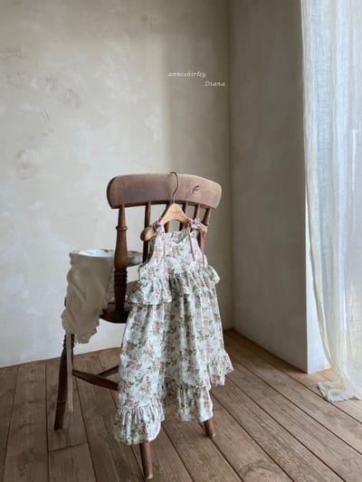 Anne Shirley12｜(1y-5y) 1色春日碎花綁帶洋裝1
