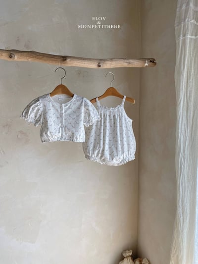 Mon petit04｜(66-90cm) 蝴蝶結短袖開襟外套12