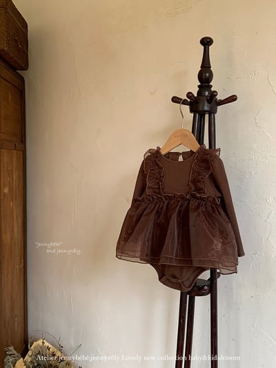 JE603｜(66cm-90cm)  公主網紗裙包屁衣4