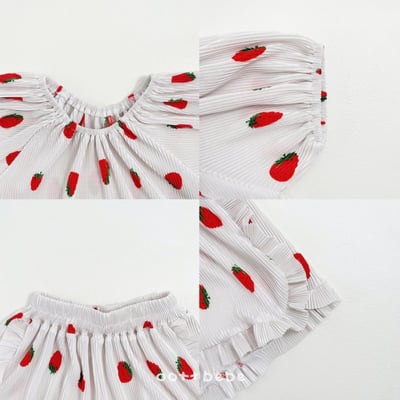 Oottbebe09｜(1y-7y )  草莓百摺套裝14