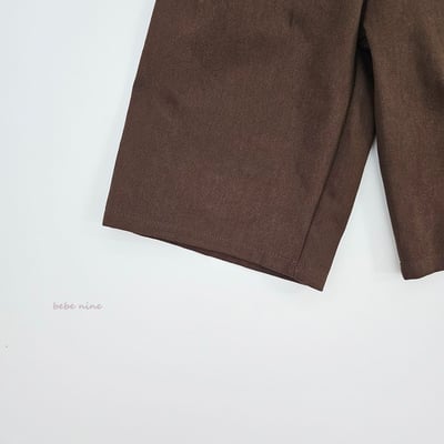 bebe nine25 (65cm-115cm) 2色無印棉質寬褲12