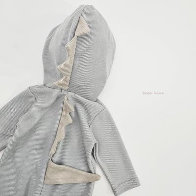 bebe nine29 (65-90) 2色恐龍小兔連帽連身衣14