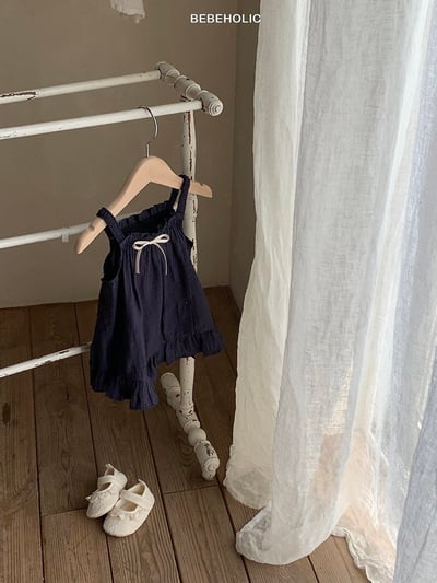 Bebe holic31｜(3m-18m) 蝴蝶結連身裙9