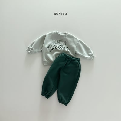 Bonito05｜(75cm-125cm-mom) 刺繡logo休閒上衣5