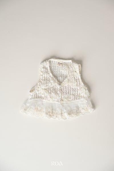 ROA22｜(6m-18m) 1色蕾絲鏤空背心3