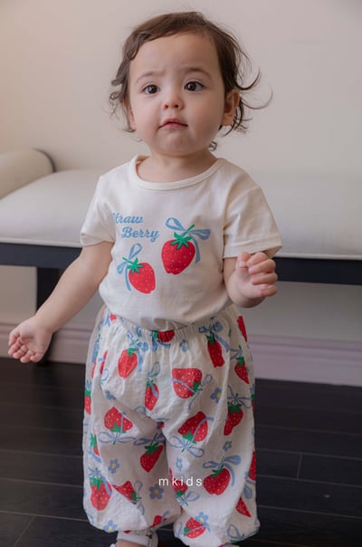 M-KIDS30｜(65-115cm) 水果印花上衣5