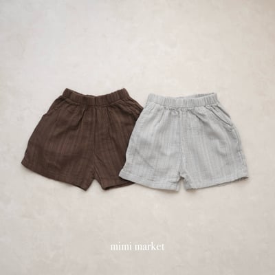 mimi market18 (75-90cm)  線條順滑短褲1
