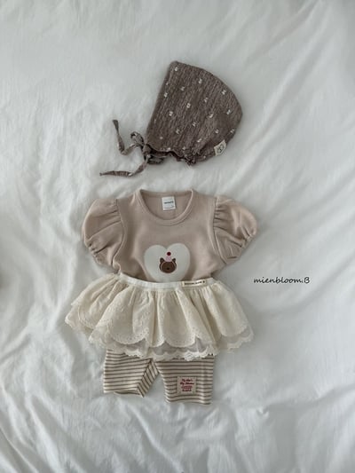 Bloom.b47｜(0m-18m) 抓皺印花包屁衣6