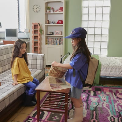 BEAN33｜(84-120cm)  玩樂字母上衣11