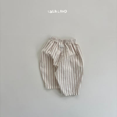 lala land24｜(3m-18m) 2色條紋長褲14