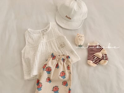 Valubebe 80｜(Free) 棉質鴨舌帽8