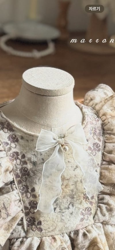 Marron 73｜(free) 波浪蝴蝶紗別針2