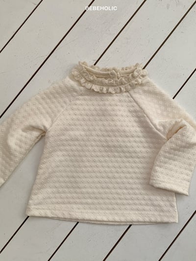 Bebe holic34｜(3m-18m) 花瓣蕾絲立領上衣20