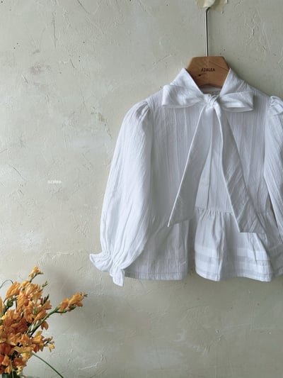 Azalea13｜(85-118cm) 蝴蝶結襯衫4