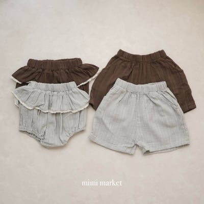 mimi market18 (75-90cm)  線條順滑短褲5