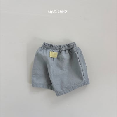 lala land02｜(3m-18m) 3色口袋棉質短褲9