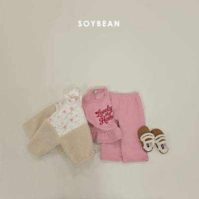 Soybean38｜(75cm-118cm) 碎花刷毛拉鍊外套17