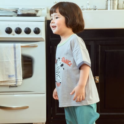 1st blue31｜(~93-118cm) 動物派對上衣5