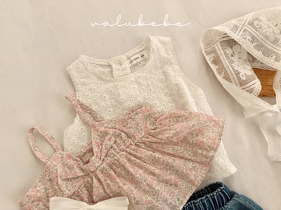 Valubebe 02｜(65-90cm) 緞帶細肩娃娃衣7