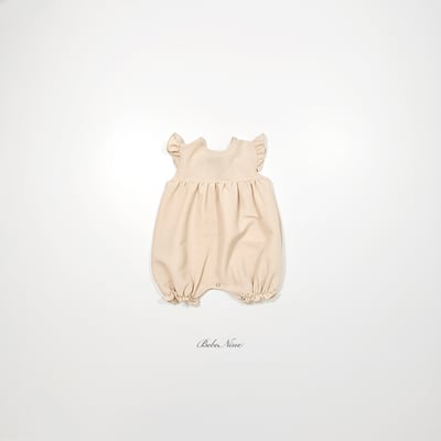 bebe nine29  (6m-24m) 2色小荷葉邊蝴蝶服5