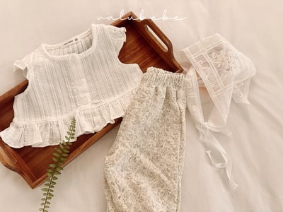 Valubebe 81｜(Free) 蕾絲方巾帽6