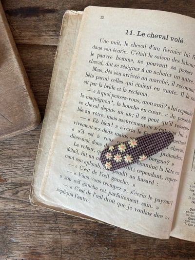 Anne Shirley42｜(free) 6色刺繡手工髮夾4
