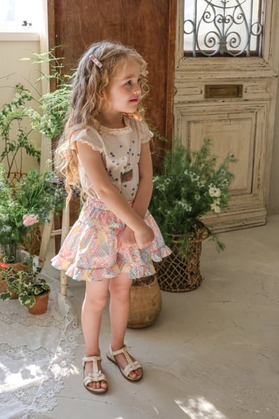 FLO24｜(75-140) 蛋糕荷葉邊上衣6