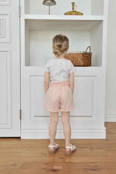 ROA25｜(6m-18m) 2色蕾絲滾邊碎花上衣12