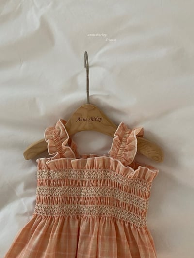 Anne Shirley24｜(3m-22m) 2色格紋抓皺包屁衣17