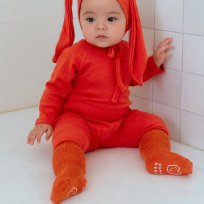 Oottbebe30｜(0m-12m) 糖果色居家包屁衣褲子套裝6