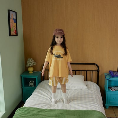 BEAN17｜(65-120cm) 南瓜線條短褲12