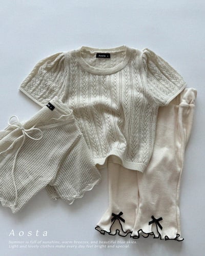 AOSTA33｜(6m-5y) 3款綁帶針織開衫外套11