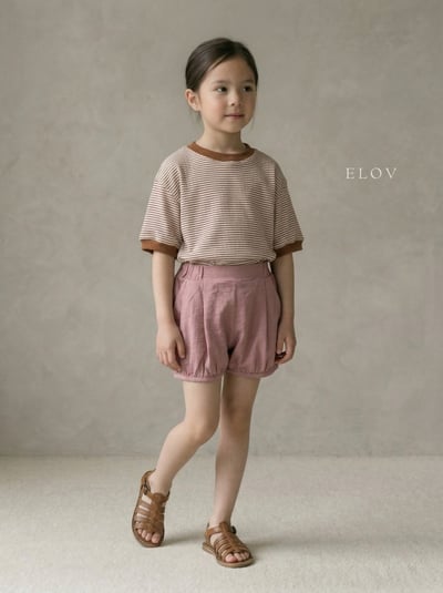 Mon petit14｜(73-118cm) 棉麻抓皺短褲7