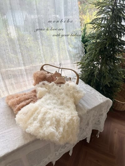 MONBEBE20｜(1y-8y) 層次薄紗洋裝12