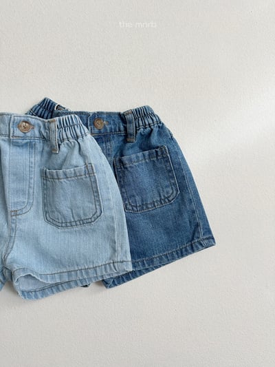 MiniRobe35｜(70-110) 雙口袋牛仔短褲2