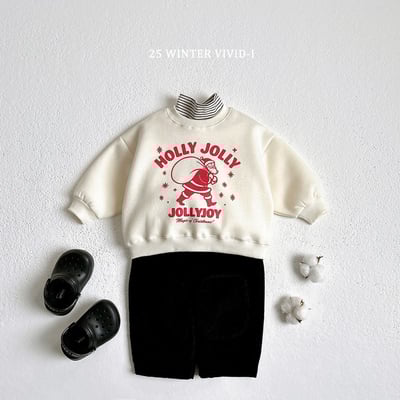 vivid81｜(78cm-125cm) 聖誕老人印花休閒上衣5