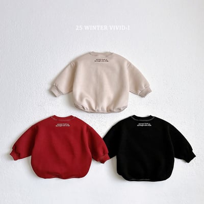 vivid53｜(78cm-125cm) 簡約刺繡英字休閒上衣7