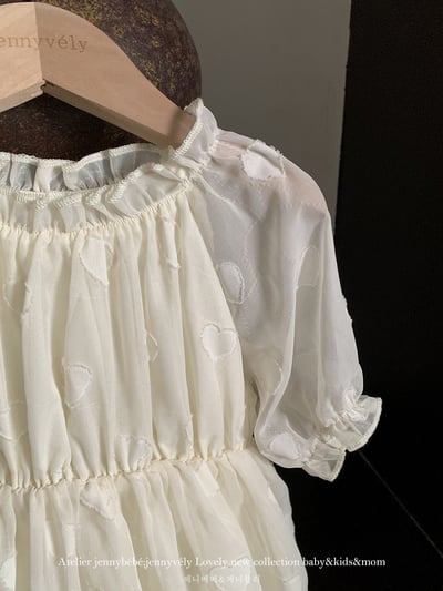 JE12｜(66-90cm) 雪紡愛心包屁洋裝10