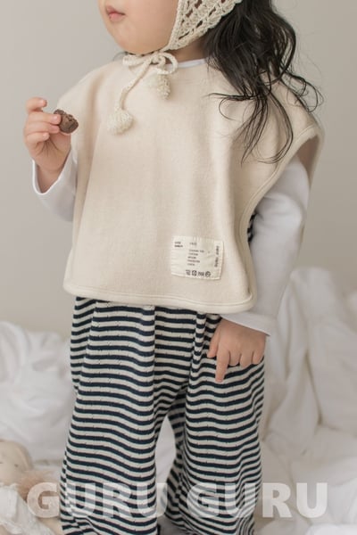 GURU GURU02｜(6m-24m) 2色滾邊背心4