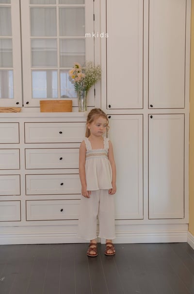 M-KIDS20｜(65-115cm) 荷葉抓皺滾邊套裝12