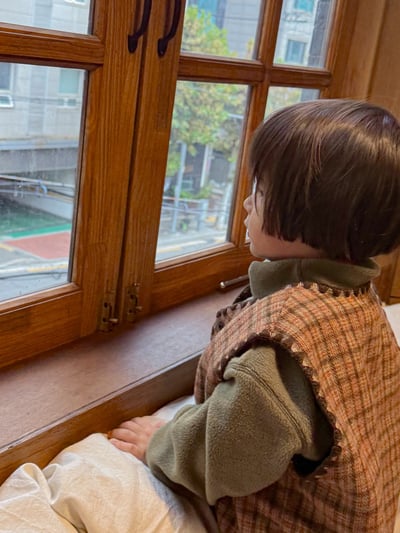 onu 16｜(70cm-115cm) 滾邊格紋刷毛雙面背心12