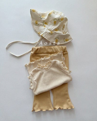 AOSTA38｜(6m-5y) 3款甜美木耳邊中領無袖15