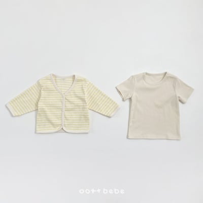 Oottbebe12｜(1y-7y )  經典薄開衫外套兩件組7