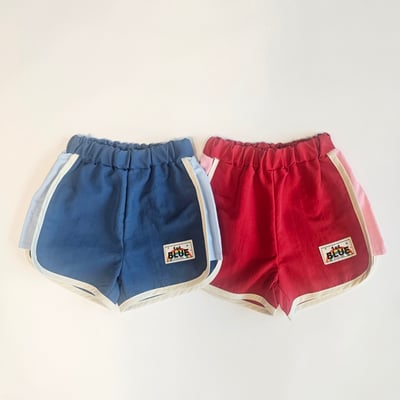 1st blue13｜(~93-118cm) 撞色短褲8