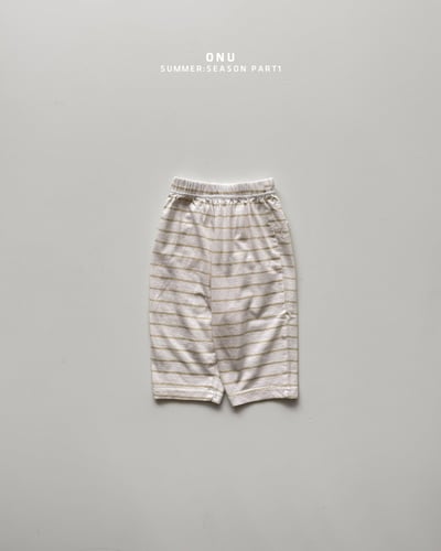 onu19｜(70cm-115cm) 條紋八分褲5